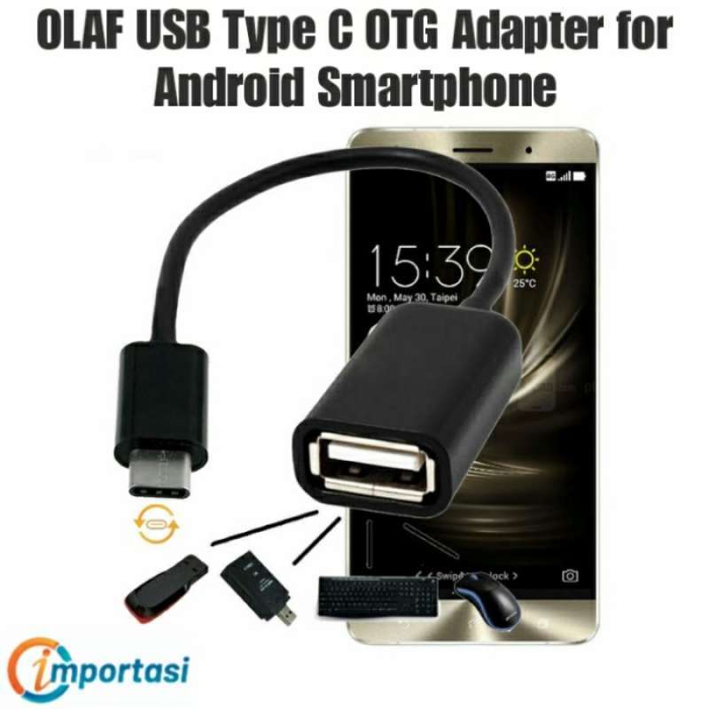 Jual Kabel Otg Adapter Cable Usb Type C Male To Usb Female Phone ...