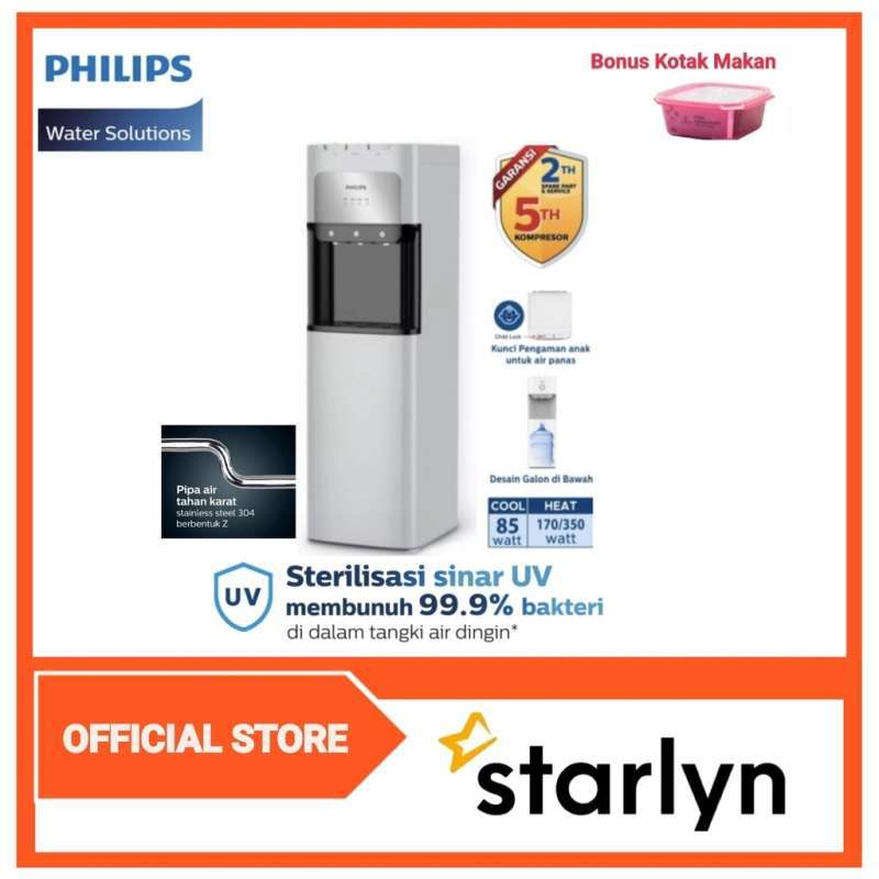 Jual Philips Water Dispenser Uvc Led Add4970gy/70 Galon Bawah Add4970