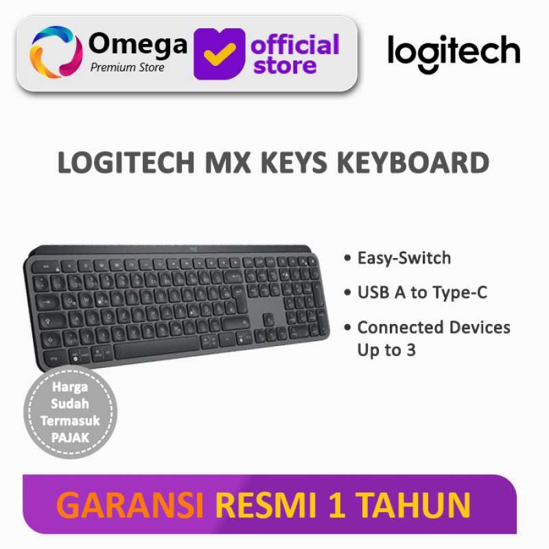Jual Logitech MX Keys The Master Series Wireless Keyboard di Seller ...