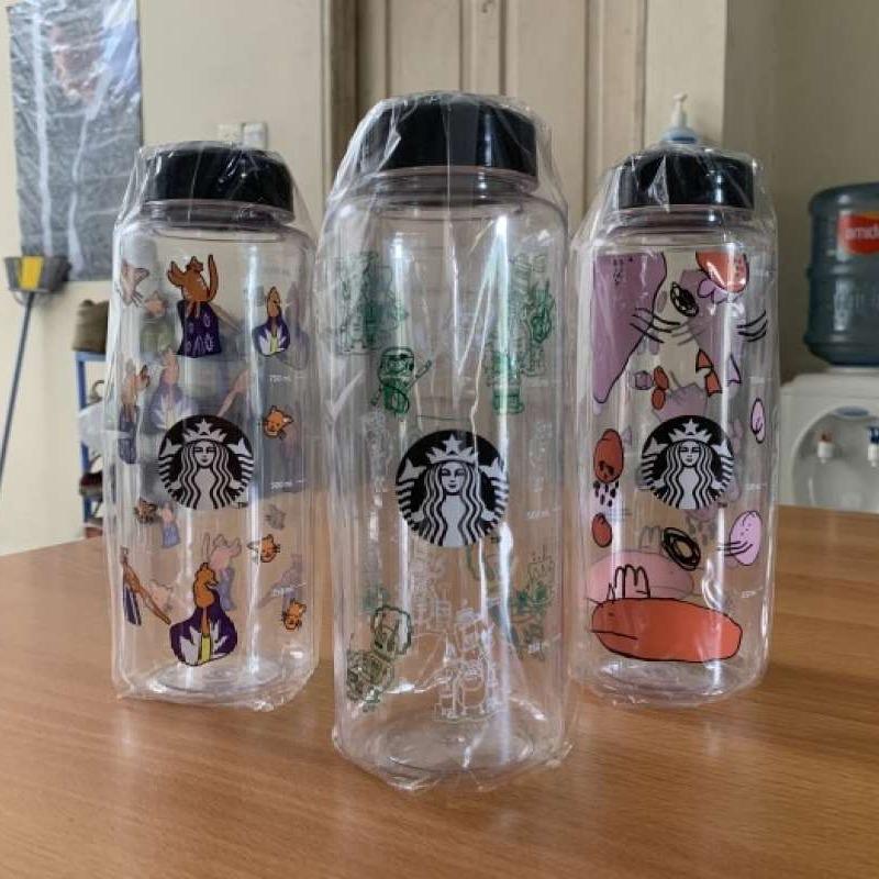 Jual Starbucks X Kreaby Original 1L Liter Plastic Reusable Bottle
