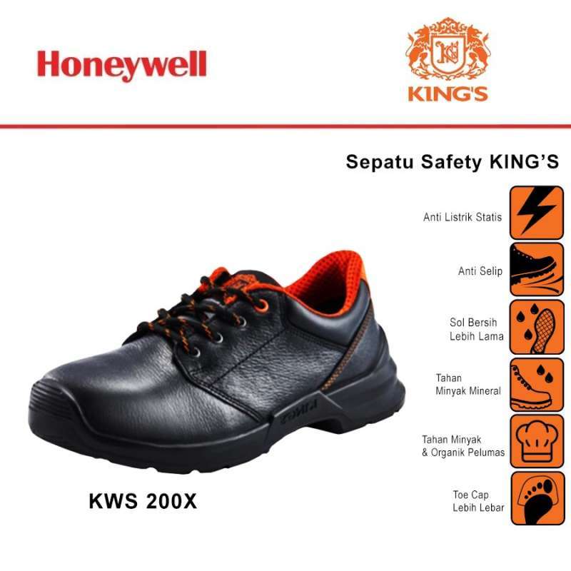 Jual Sepatu Safety Kings Safety Shoes Original Kws200x Hitam 39 Di
