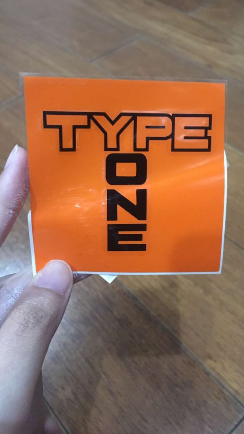 Jual Sticker JDM TYPE ONE di Seller Lilliaa Shop Wanasari, Kab
