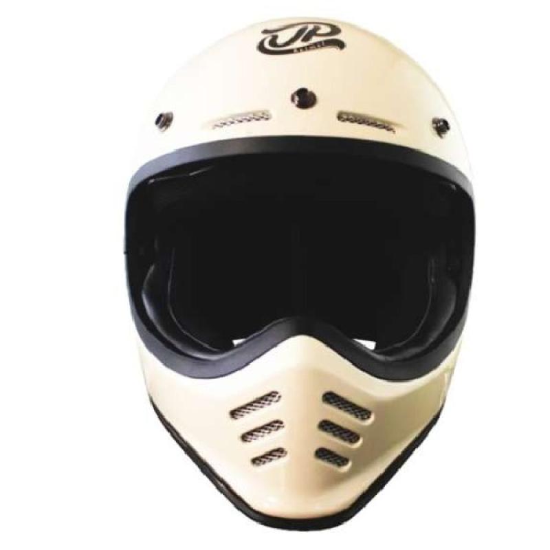 Jual Helm Cakil Jp Signature Solid Putih Cream Glossy Helm Full Face