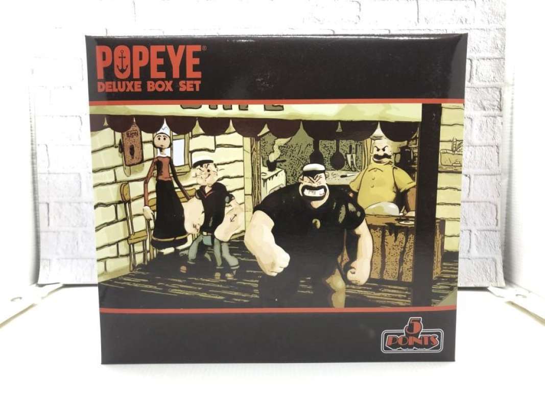 Mezco Popeye 5 Points Figures Popeye & Oxheart Boxed Set