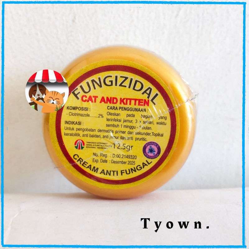 Jual pets Fungizidal Cream Anti Fungal Anti Jamur Kucing Aman Kitten di