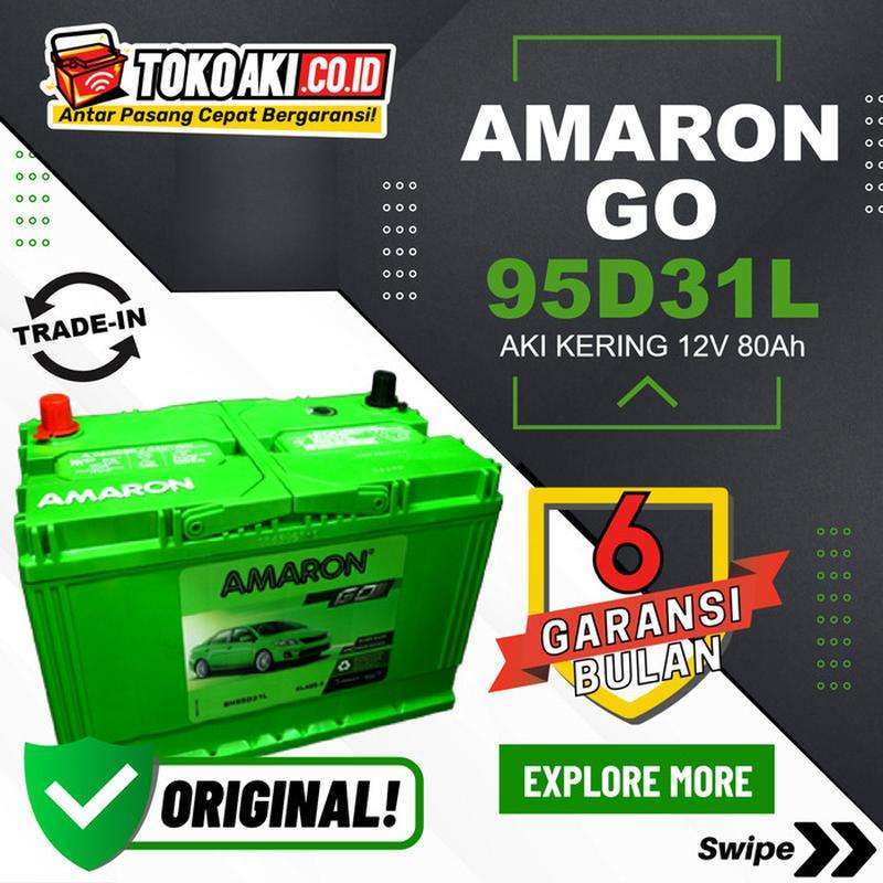 Jual Aki Kijang Innova Diesel A/T 2004-2015 - Amaron GO MF 95D31L