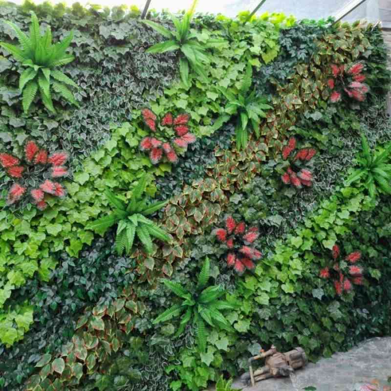 Jual Desain Vertical Garden Artificial Taman Vertikal Garden Sintetis