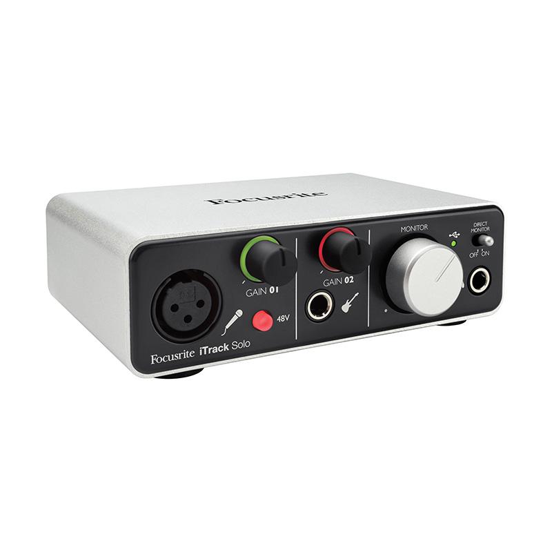 Promo Focusrite iTrack Solo Lightning USB 2 Audio Interface for iOS/Mac ...