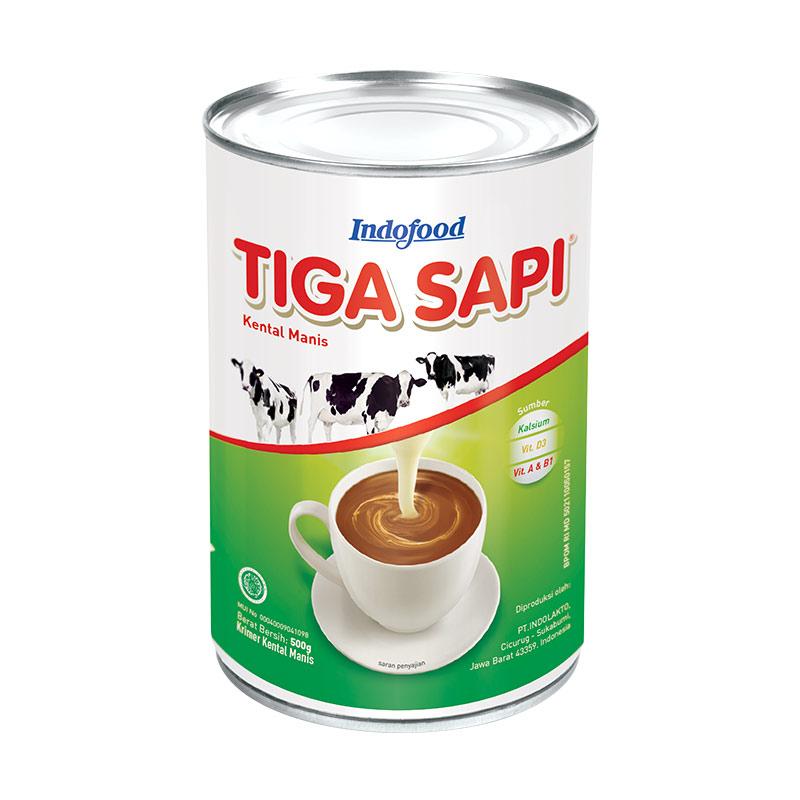 Jual Tiga Sapi Susu Kental Manis Plain [ 500 g] di Seller Tambah Jaya