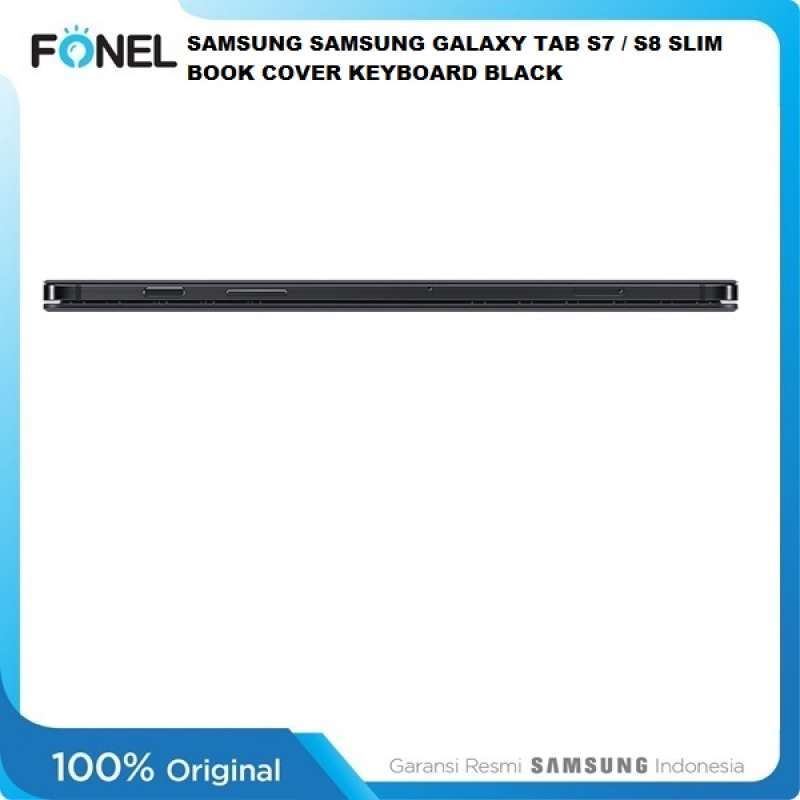 Jual SAMSUNG SLIM BOOK COVER KEYBOARD GALAXY TAB S7 / S8 BLACK di