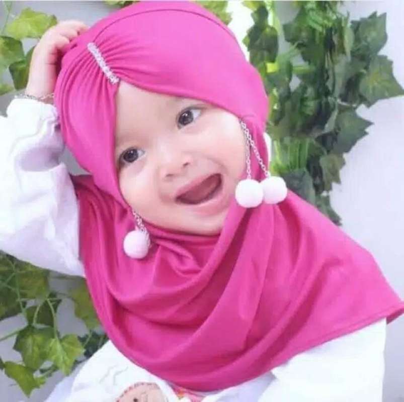 Promo Jilbab / Hijab Anak Instan Adisya Premium Jersey - Kerudung Anak