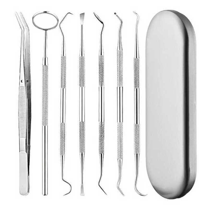 Jual GST Rosalind Peralatan Set Dokter Gigi Dentist Dental Tool 7 PCS