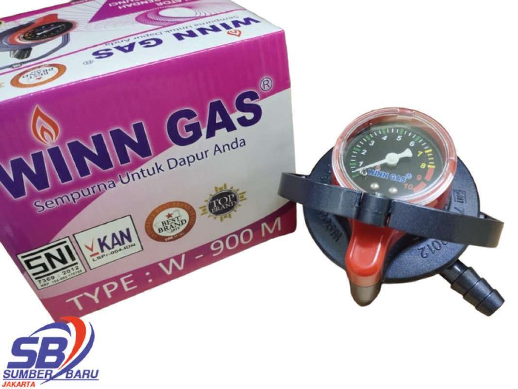 Promo Regulator Winn Gas W 900 M Double Lock Kepala Gas Regulator
