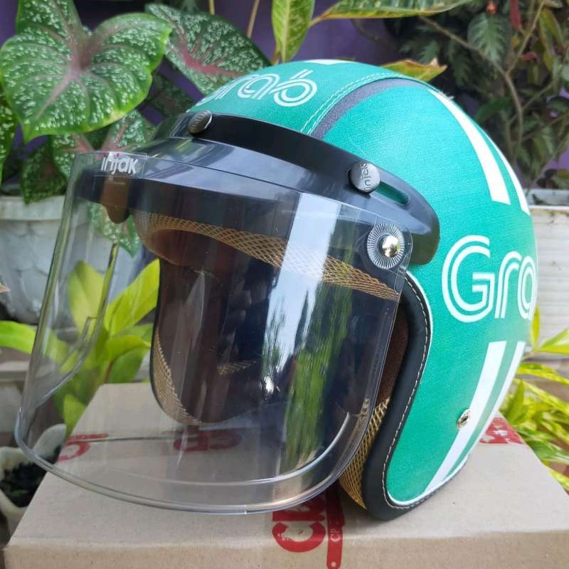 Jual HELM OJOL TERBARU 2022 HELL BOGO HELM HALF FACE HELM RETRO