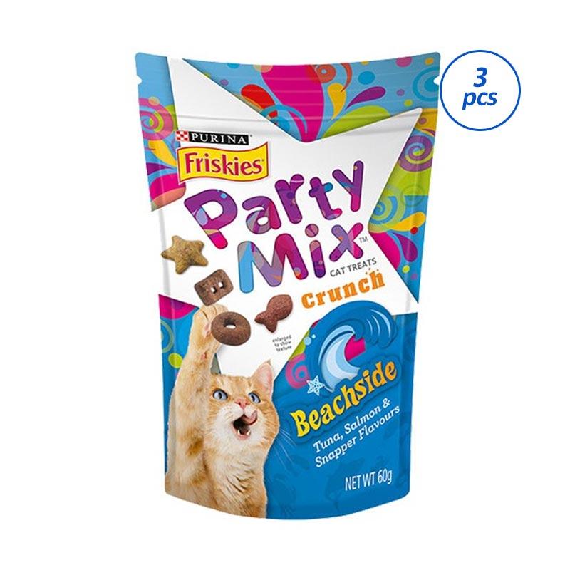 Jual Friskies ® Party Mix Cat Treat Crunch Beachside Makanan Kucing