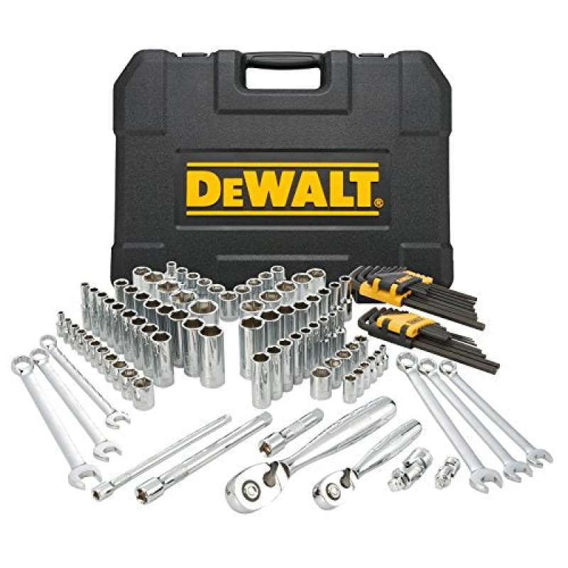 Promo DEWALT Mechanics Tools Kit and Socket Set, 118Piece (DWMT72163