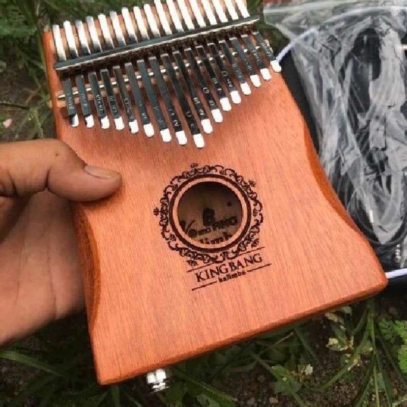 Jual kalimba akustik elektrik free custom nama kalimba mbira di Seller