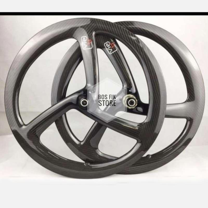 Jual Wheelset viets carbon 20 451 discbrake fnhon blast storm litepro ...