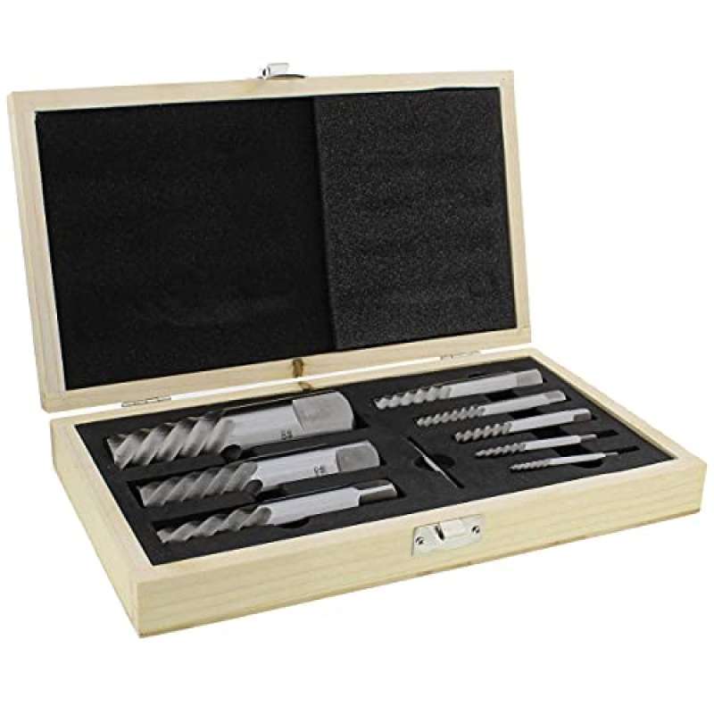 Promo ABN Jumbo Spiral Flute Extractor 9 Piece Easy Out Bolt Screw