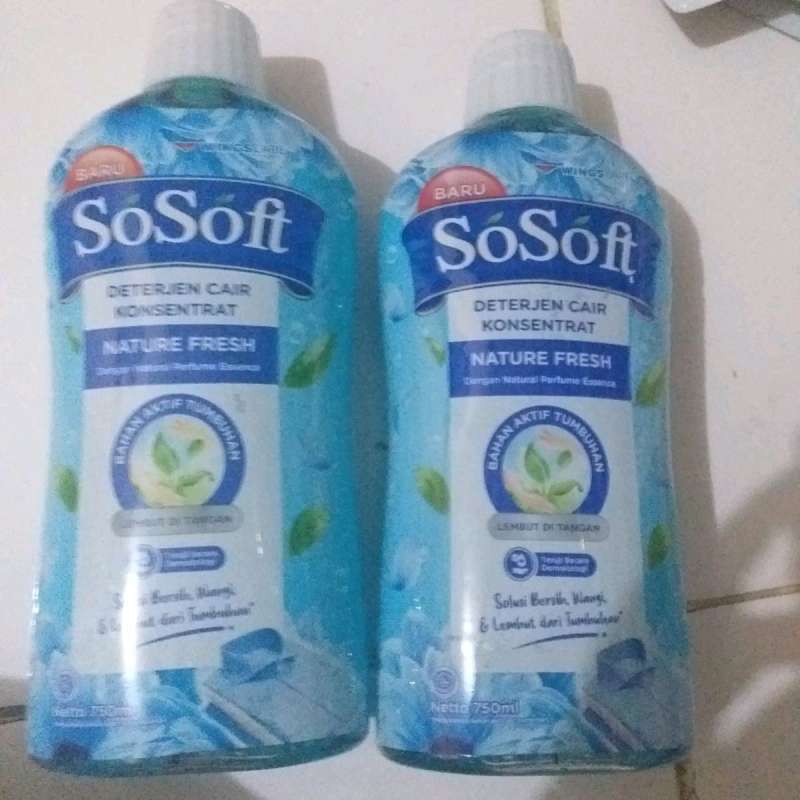 Jual So Soft Detergent Cair 750 Ml Di Seller Dhifastore Tumpang, Kab