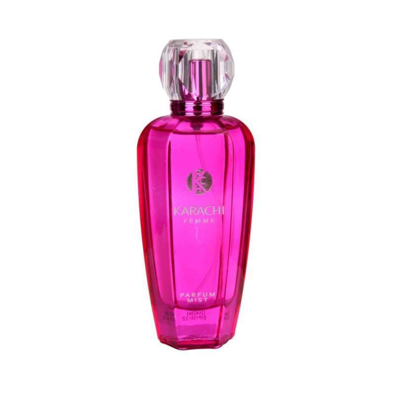 Jual Karachi Parfum Mist Femme 100ml Pink di Seller Mandrava Wangi