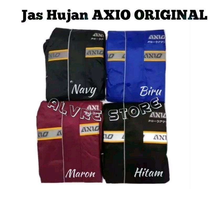 Jual Jas Hujan AXIO Silver Series ORIGINAL/DIJAMIN AXIO ORIGINAL 100%