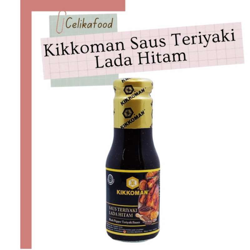 Jual Kikkoman Saus Teriyaki Lada Hitam 300gr Black Pepper Teriaki Sauce