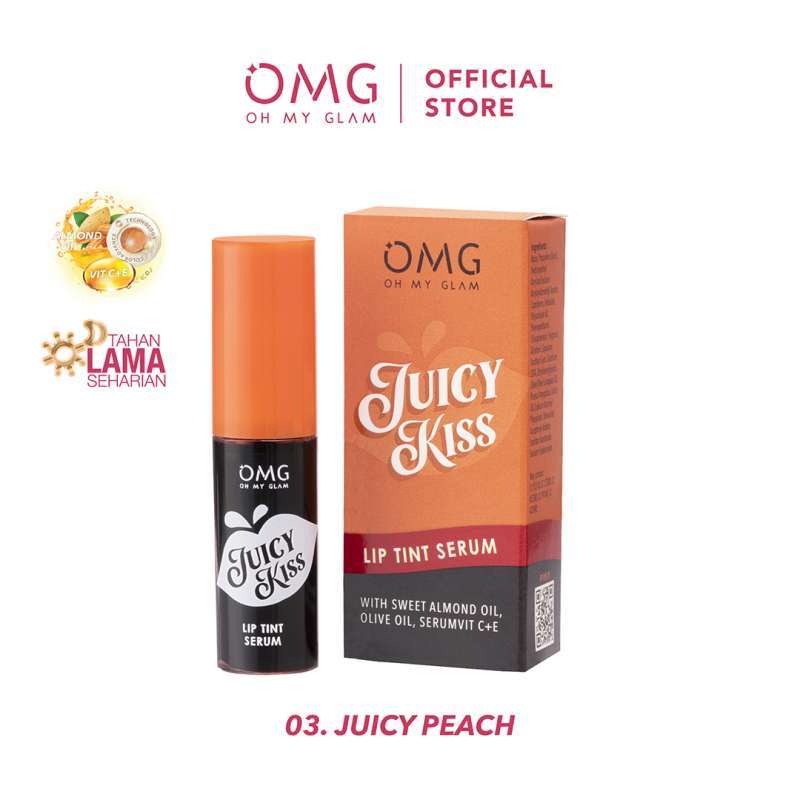 Promo OMG Oh My Glam Juicy Kiss Lip Tint Serum Diskon 11 di Seller OMG