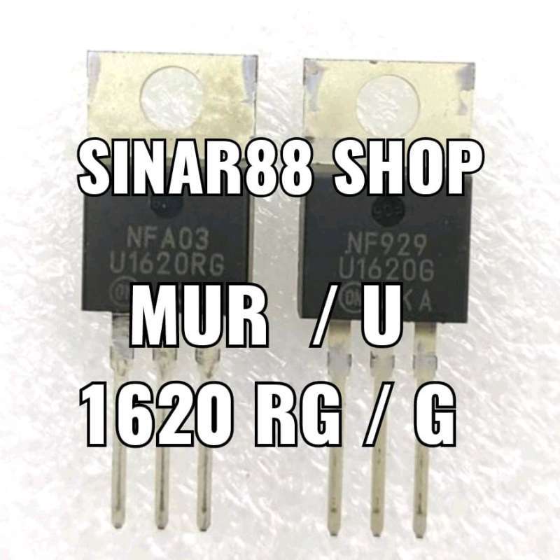 Jual TR U1620RG MUR1620G U1620G U 1620 RG G MUR 1620G TRANSISTOR MOSFET ...