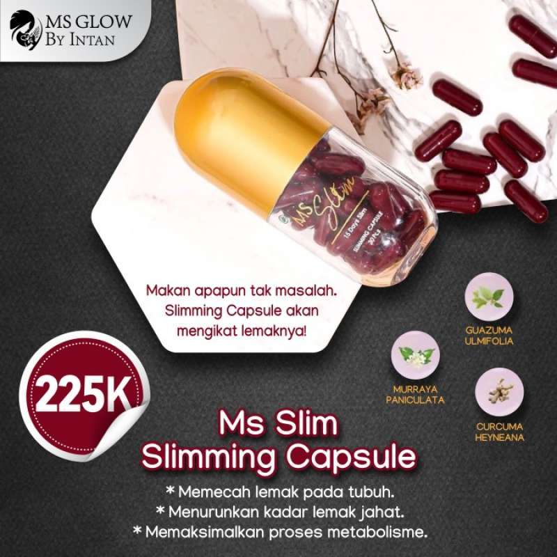 Promo Ms Glow Slimming Capsule Weights Lost Original Diskon 17 di