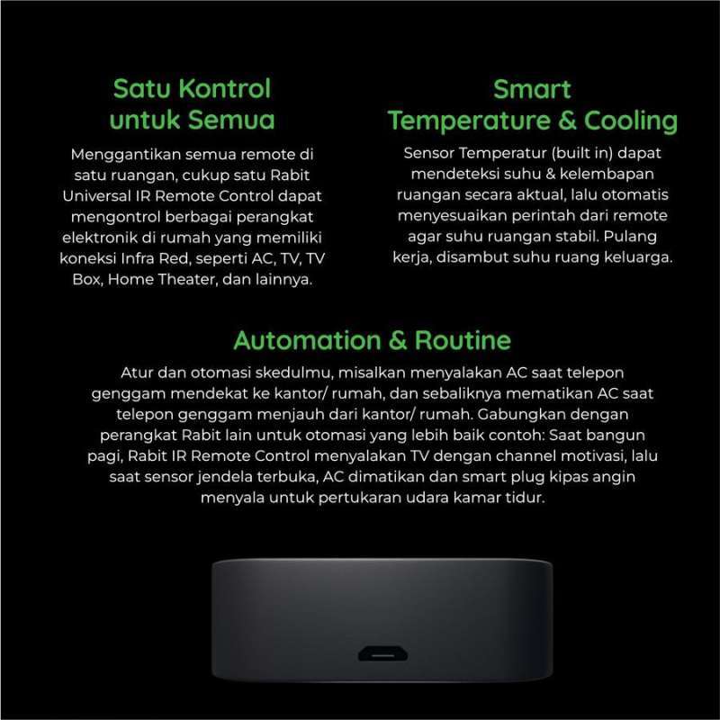 Jual Rabit Universal Remote Control + Temperature Humidity Sensor Di ...