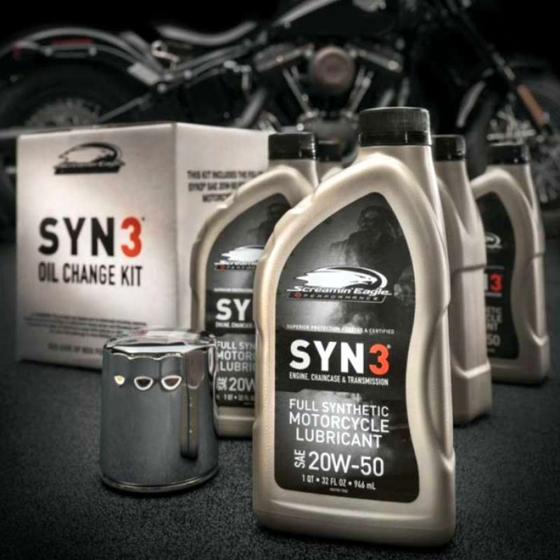 Promo Oli Harley Davidson Screamin Eagle Syn 3 Full Synthetic Sae 20w