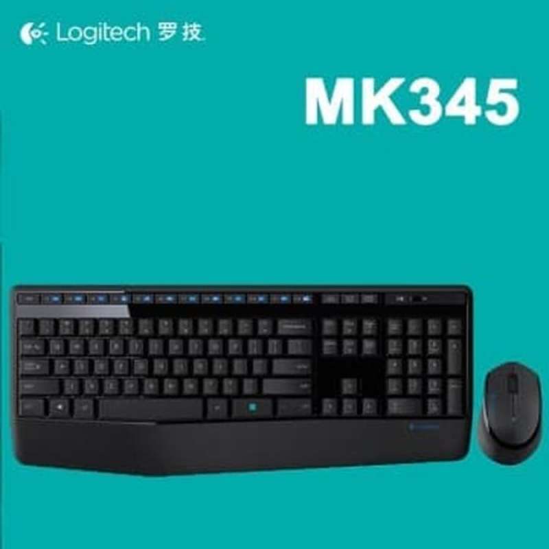 Jual Logitech Wireless Combo MK345 Mouse Keyboard Extra Long Battery