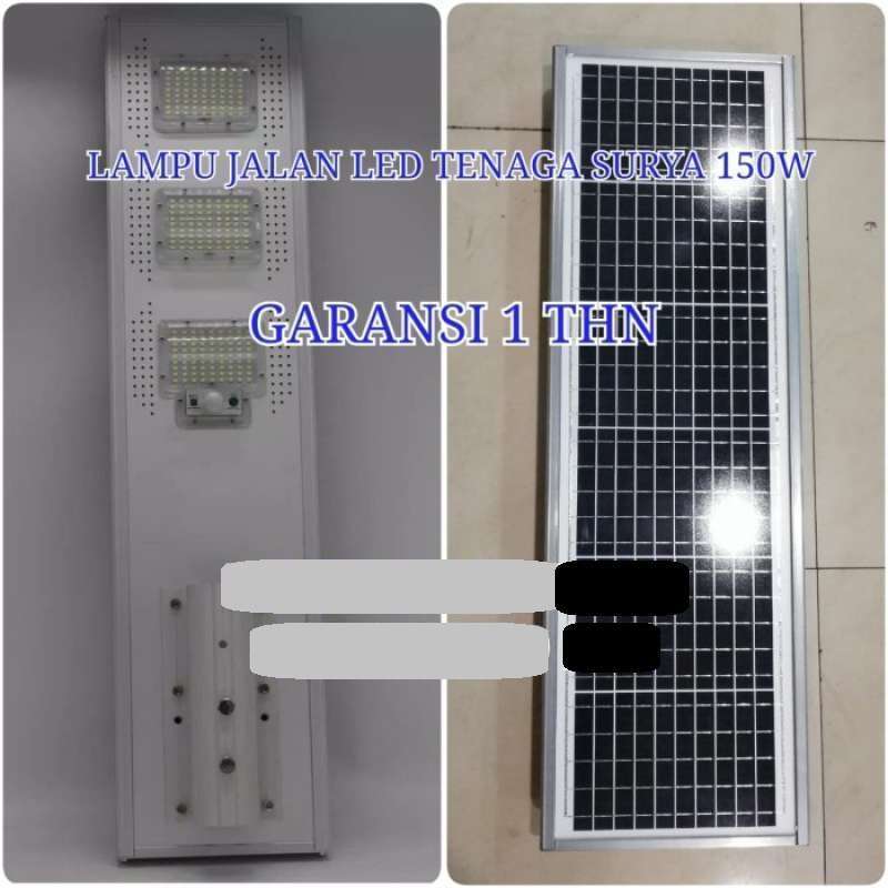Promo Lampu Jalan Tenaga Surya 150W Pju Solar Cell 150Watt All In One ...
