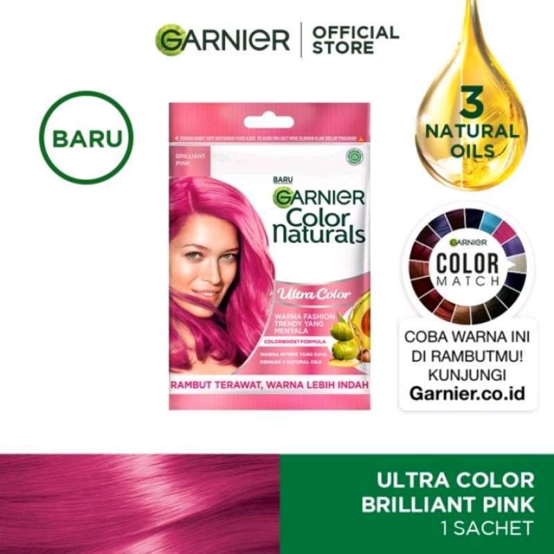 Jual Garnier Color Naturals Ultra Color Brilliant Pink Sachet Di Seller jual-garnier-color-naturals-ultra-color-brilliant-pink-sachet-di-seller