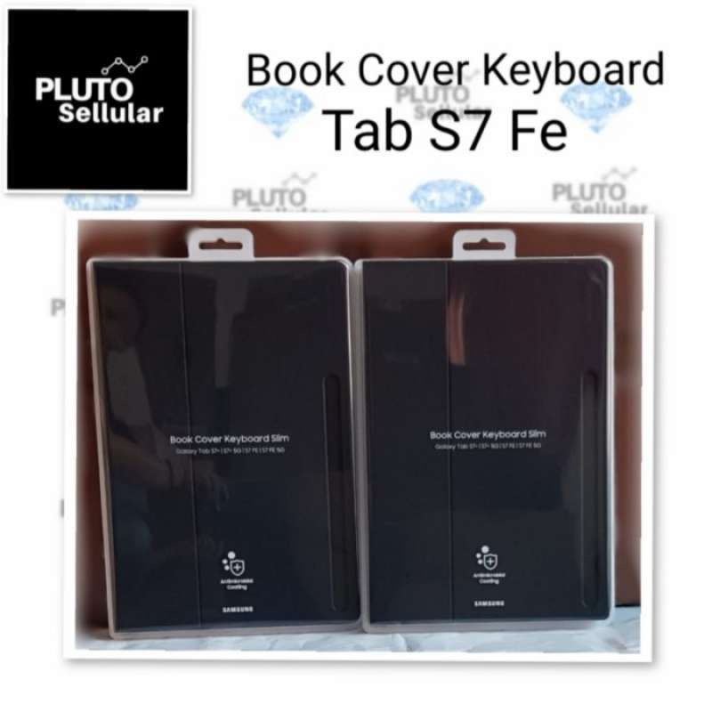 Jual Samsung Book Cover Keyboard Tab S7 Fe Ori Sein di Seller