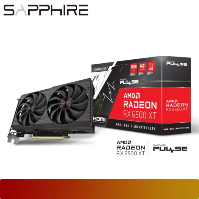Jual SAPPHIRE PULSE AMD Radeon RX 6500 XT | VGA AMD Radeon RX 6500 XT ...