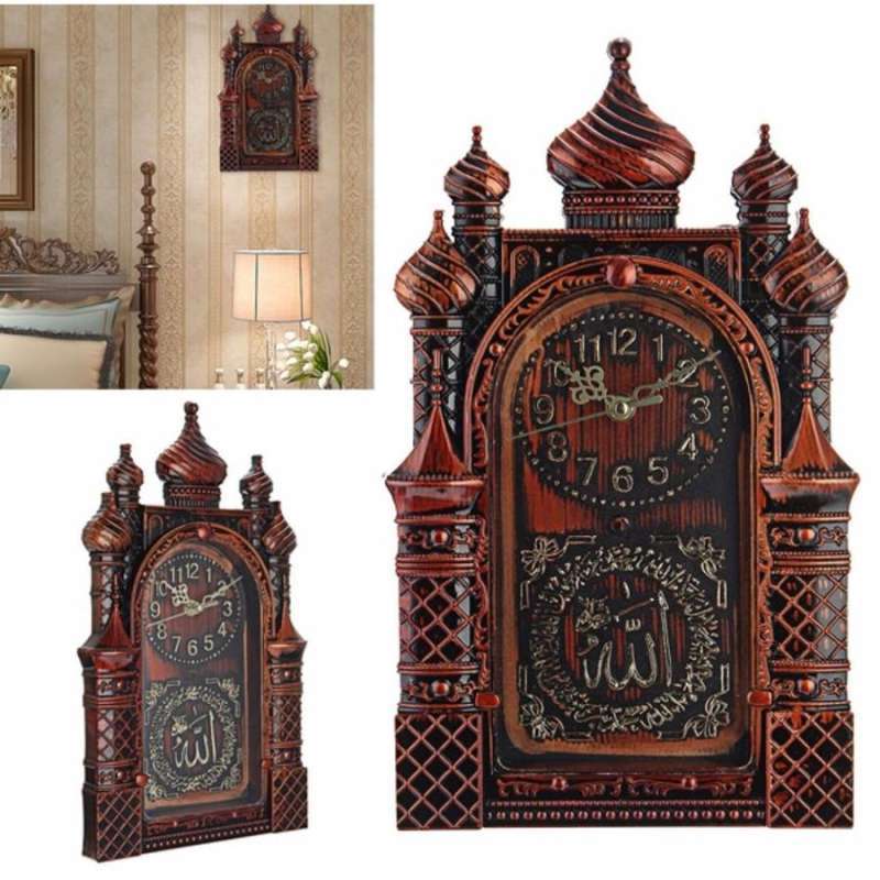 Jual Islamic Wall Clock Masjid Mosque Design di Seller