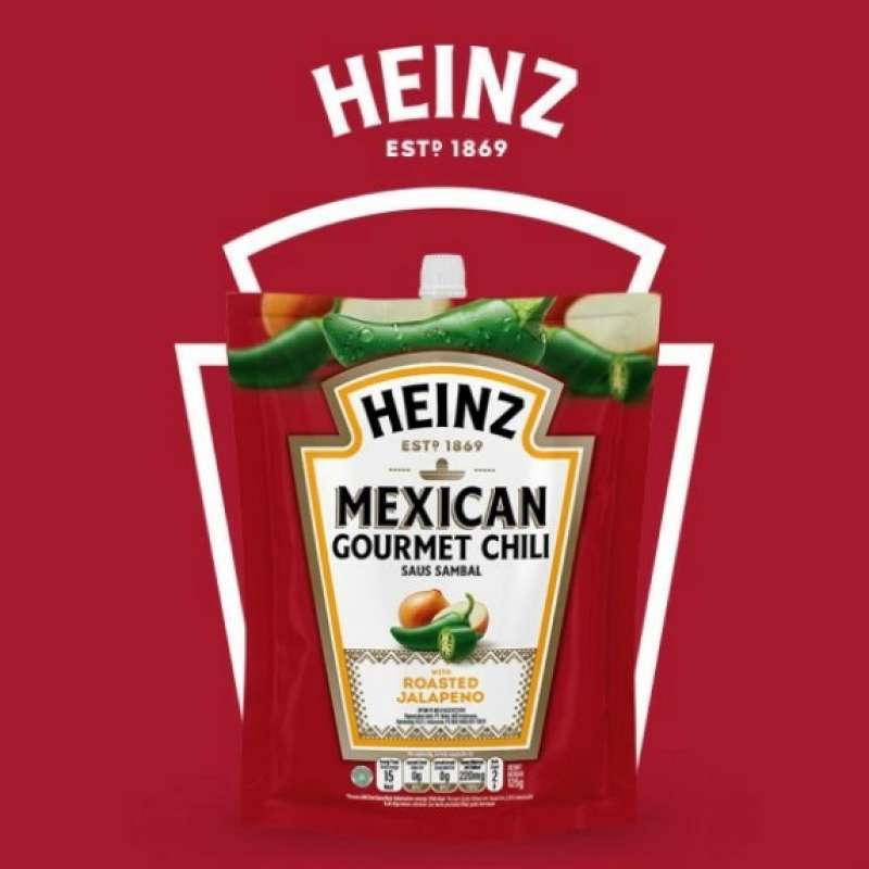 Jual Heinz Mexican Gourmet Chili With Roasted Jalapeno 125 Gr / Saus