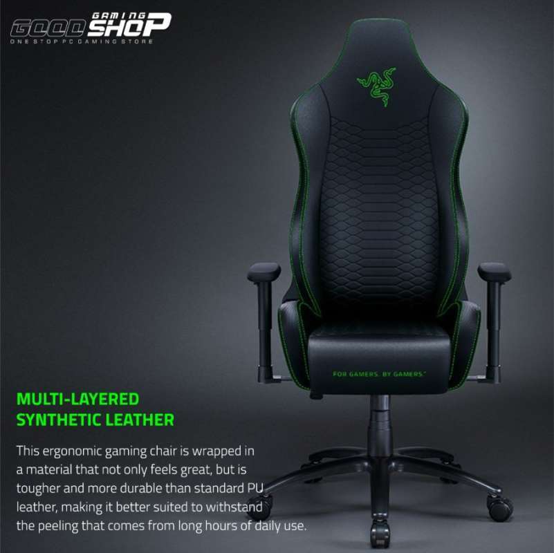 Green Razor Chair Jual Razer Iskur X Ergonomic Gaming Chair - Green - Iskur X Only Di ...