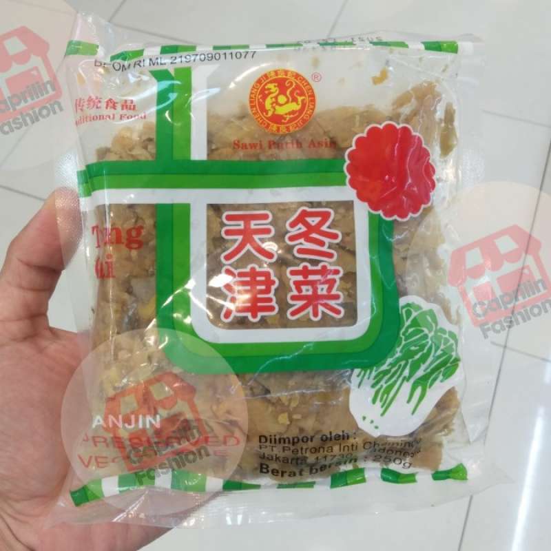 Jual asinan sayur sawi putih asin 250 gram / Tongcay made in china