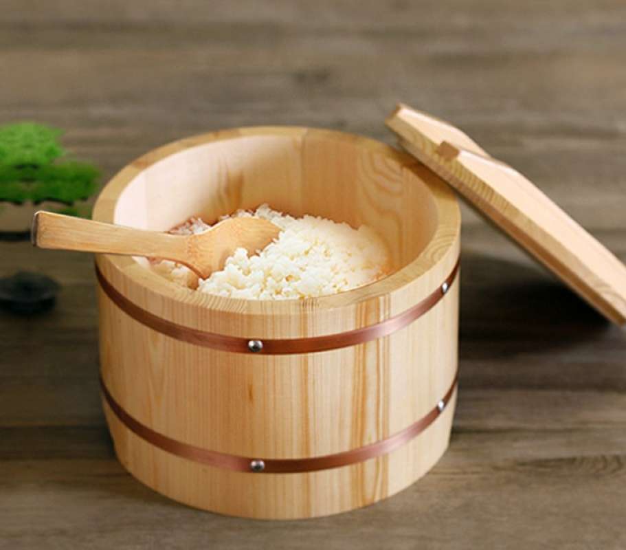 Jual HANDAI Hangiri Wadah Pencampur Nasi Sushi - Hanggiri Kiso Sawara ...