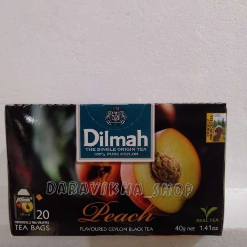 Jual Dilmah Peach Tea 20s Box / Teh Dilmah di Seller Daravikha_shop ...