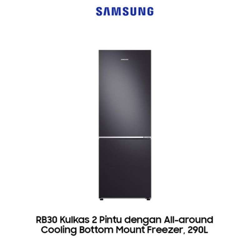 Promo Samsung Rb30 Rb30n4050b1/se Kulkas 2 Pintu Bottom Freezer 315 L
