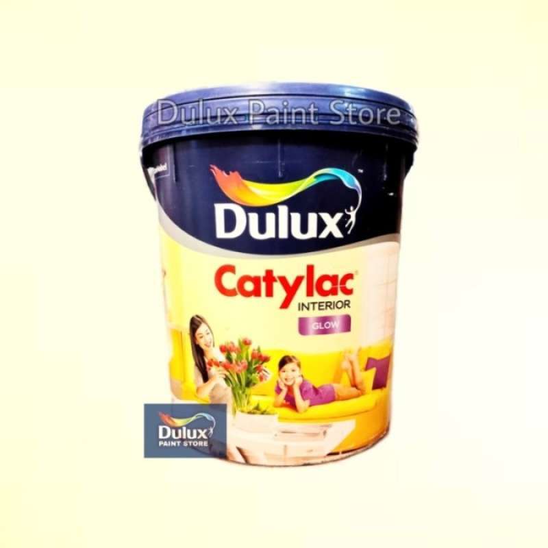 Promo Dulux Catylac Interior Glow Light Cream Rm 22Kg Pail Tinting