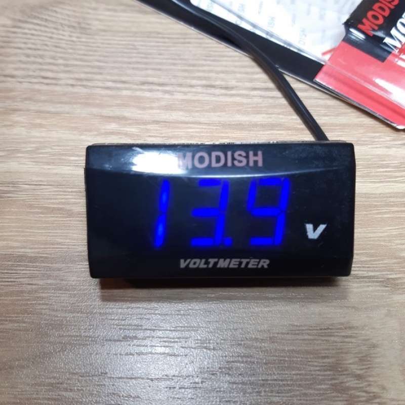 Jual VOLT METER AKI MOTOR - DIGITAL / PENGUKUR TEGANGAN AKI MOTOR