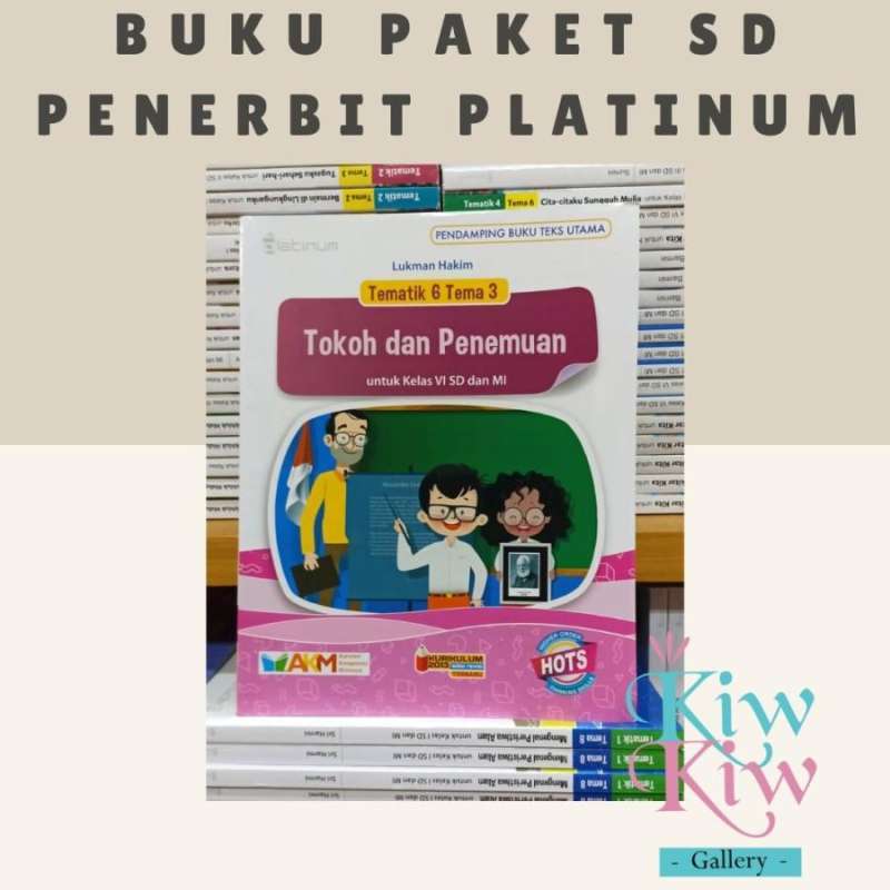 Jual Buku Tematik Kelas 6 SD Tema 1,2,3,4,5,6,7,8,9 AKM + HOTS ...