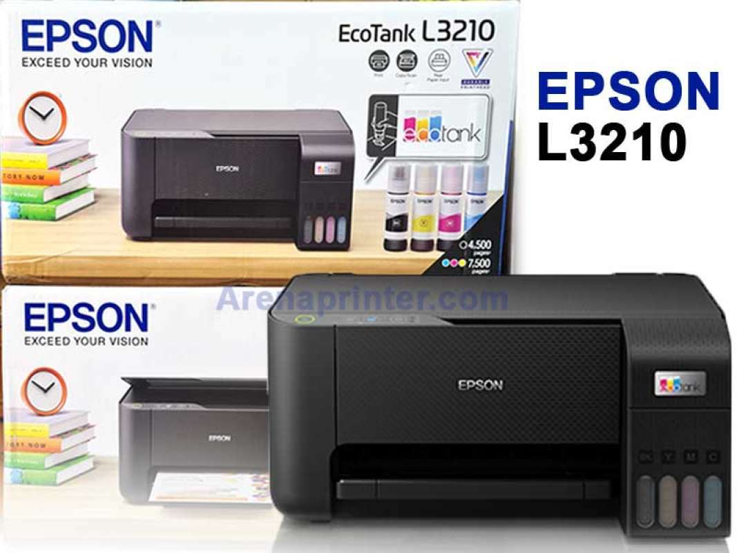 Jual Epson EcoTank L3210 A4 AllinOne Ink Tank Printer pengganti L3110
