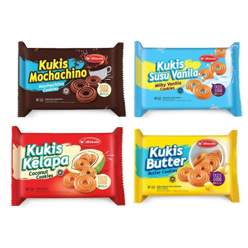 Promo Kokola Kukis Biskuit Mochachino Butter Vanilla Coconut Cookies