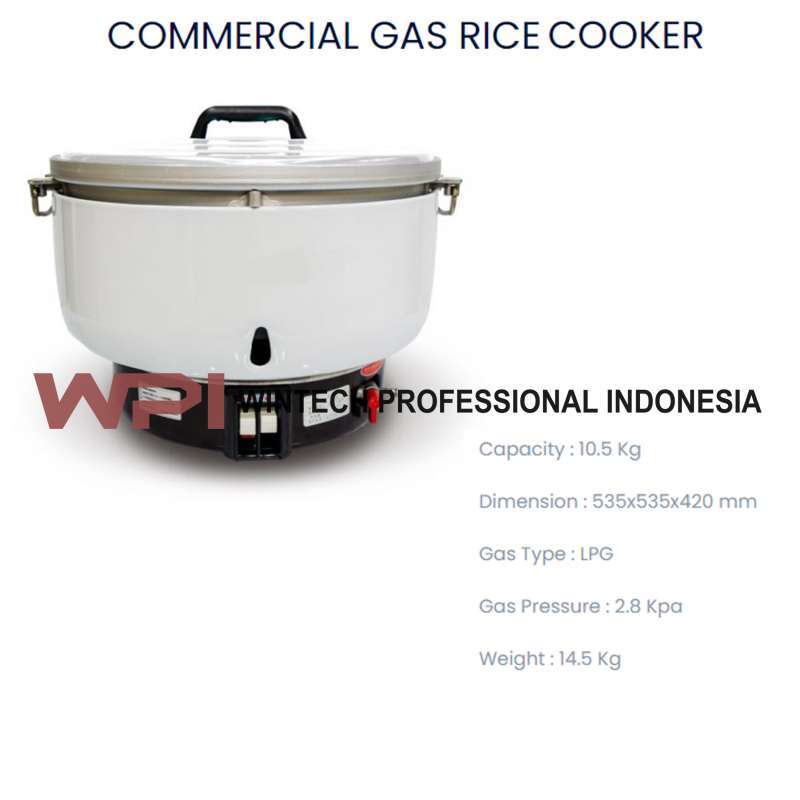 Jual Wintech GRC16L Gas Rice Cooker 16 Liter Penanak Nasi Pakai Gas